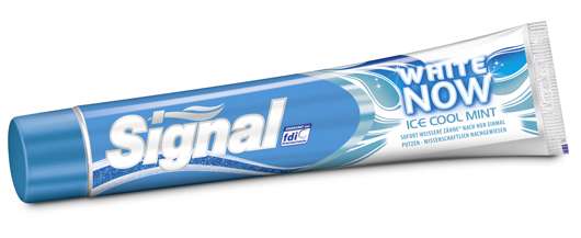 Signal WHITE NOW Ice Cool Mint – Die Zahnpasta für sofort weißere Zähne