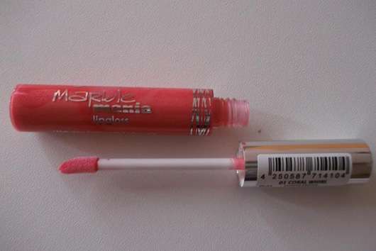 essence marble mania lipgloss, Farbe: 01 coral whirl (LE)