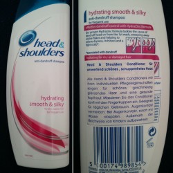 Produktbild zu head&shoulders hydrating smooth & silky Anti-Schuppen Shampoo
