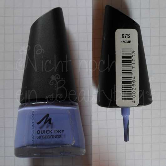 Manhattan Quick Dry 60 Seconds Nail Polish, Farbe: 67S