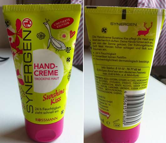 <strong>Synergen</strong> Handcreme Sunshine Kiss (LE)