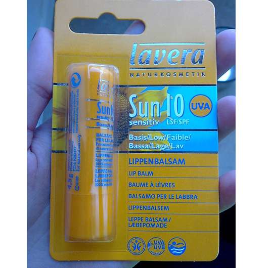 <strong>lavera Sun sensitiv</strong> Lippenbalsam LSF 10