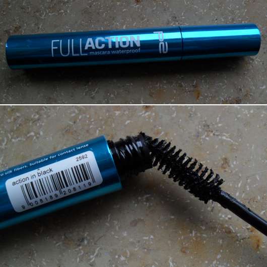 p2 full action mascara waterproof