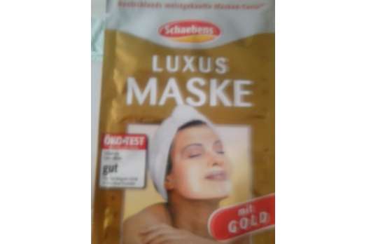 Schaebens Luxus Maske mit Gold