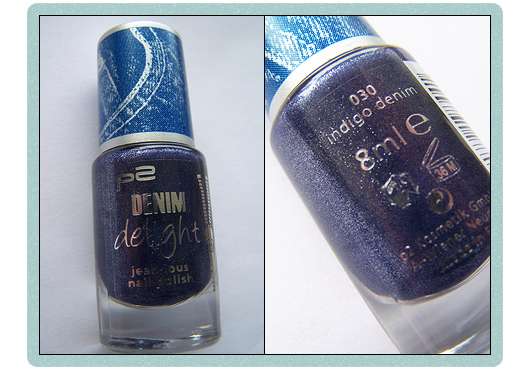 p2 denim delight jean-ious nail polish, Farbe: 030 indigo denim (LE)