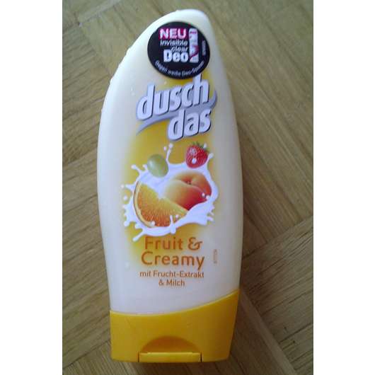 duschdas Fruit & Creamy Duschgel mit Frucht-Extrakt & Milch