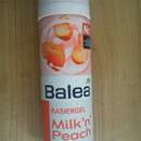 Balea Rasiergel Milk’n’ Peach mit Pfirsich-Extrakt