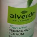 alverde Sensitiv Reinigungsschaum Seide