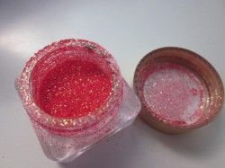 Produktbild zu Jolifin Glitterpuder – Farbe: Rot