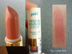 Produktbild zu p2 cosmetics mission summer look! intense colour lipstick – Farbe: 010 rich rose (LE)