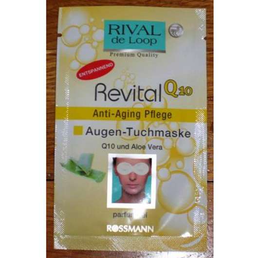Produktbild zu Rival de Loop Revital Q10 Augen-Tuchmaske