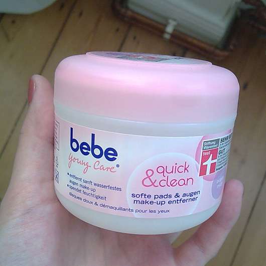 bebe Young Care quick & clean softe pads & augen make-up entferner