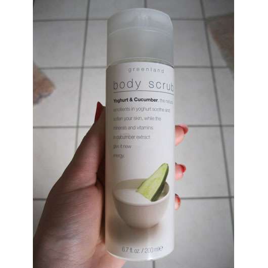 Greenland Body Scrub Yoghurt & Cucumber