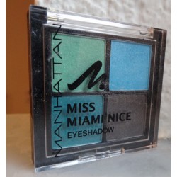 Produktbild zu MANHATTAN Miss Miami Nice Eyeshadow Quattro – Farbe: 1 Aquarium (LE)