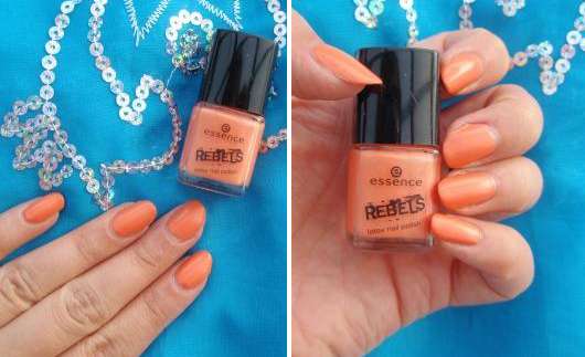 Produktbild zu essence rebels latex nail polish – Farbe: 03 peach punk (LE)