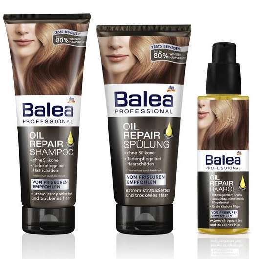 Balea Professional Oil Repair Serie mit pflegendem Arganöl