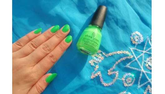 3. China Glaze Nail Lacquer in "Kiwi Cool-Ada" - wide 3