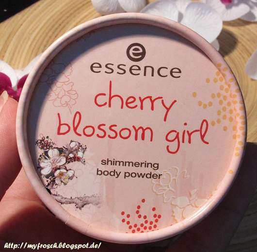 essence cherry blossom girl shimmering body powder (LE)