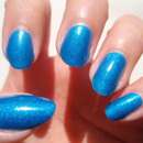 China Glaze Nail Lacquer With Hardeners, Farbe: 1010 Blue Sparrow (Neon)