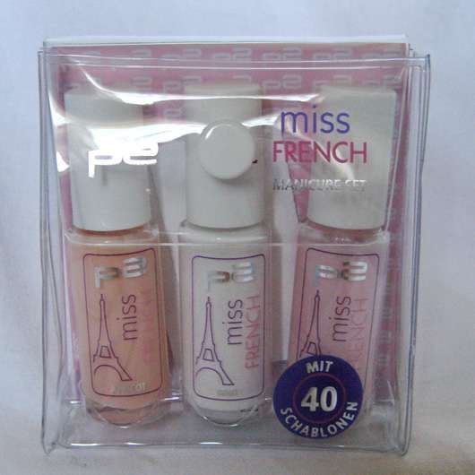 p2 miss french manicure set