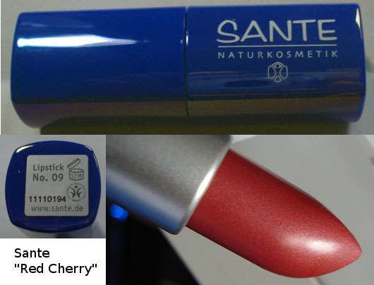 SANTE Lipstick, Farbe: 09 red cherry