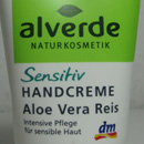 alverde Sensitiv Handcreme Aloe Vera Reis