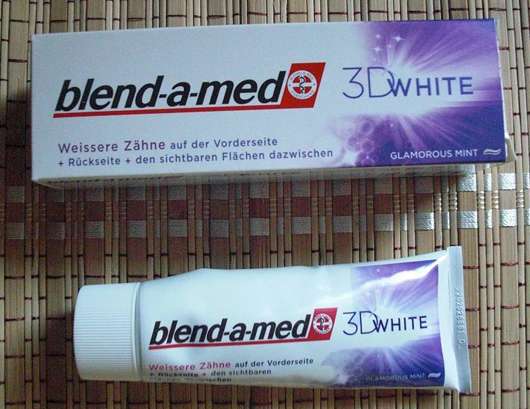 Test Zahncreme Blend A Med 3d White Glamorous Mint Zahncreme Testbericht Von Himbeerchen