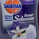 Sagrotan Samt-Schaum Handwaschschaum Cremige Vanille & Orchidee