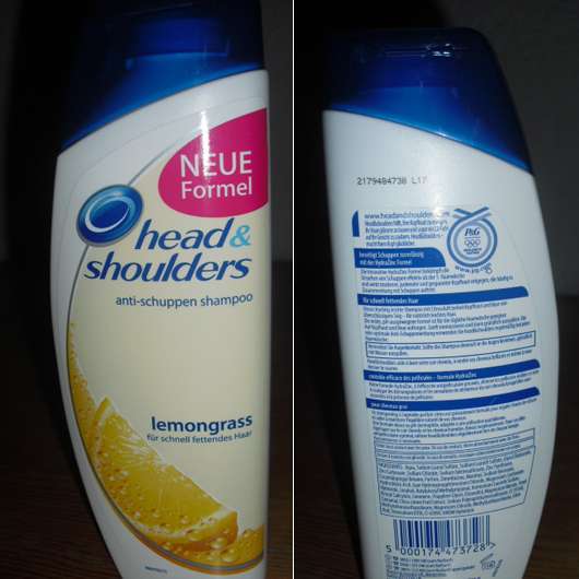 head&shoulders Anti-Schuppen Shampoo Lemongrass (für schnell fettendes Haar)