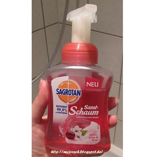 Sagrotan Samt-Schaum Handwaschschaum Kirschblüte & Rose