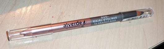 alverde Duo-Kajal-Eyeliner, Farbe: 10 Graphit Rose