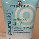 essence pure skin anti-spot 4in1 cream wash