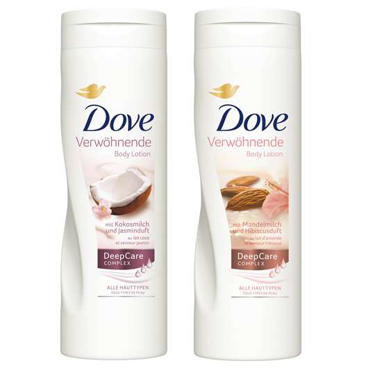 Die neuen "Verwöhnenden Body Lotions" von Dove Pinkmelon