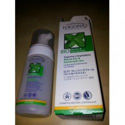 Produktbild zu LOGONA Reinigungsschaum Bio-Minze & Bio-Zaubernuss (Mischhaut & unreine Haut)