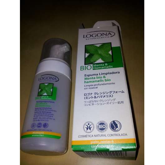LOGONA Reinigungsschaum Bio-Minze & Bio-Zaubernuss