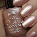 p2 keep the secret liquid metal nail polish, Farbe: 020 eternal rose (LE)