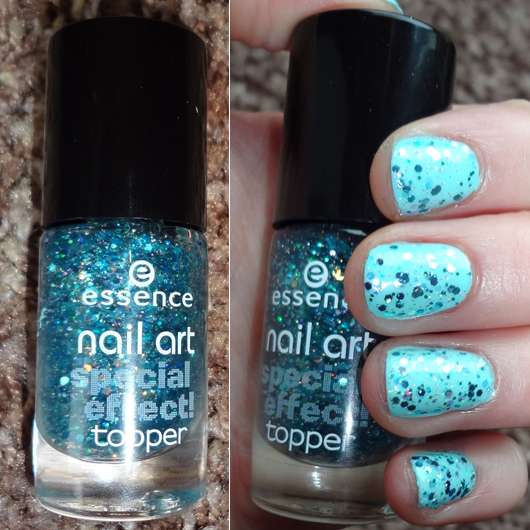 essence nail art special effect topper, Farbe: 10 glorious aquarius