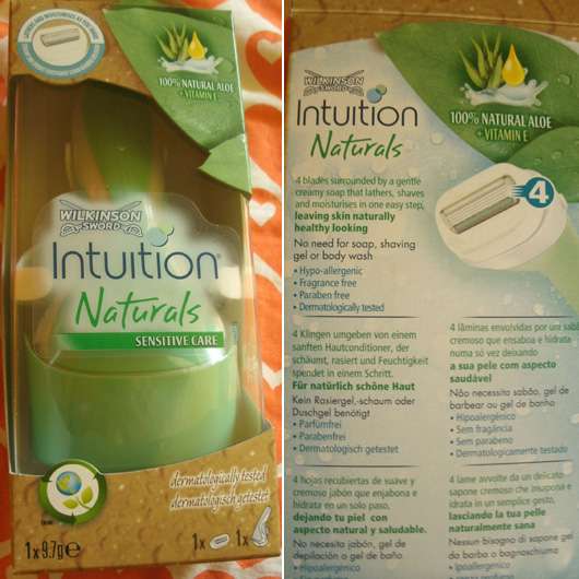 <strong>Wilkinson Sword</strong> Intuition Naturals