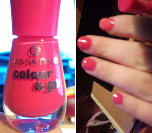 essence colour & go nail polish, Farbe: 107 naughty and pink!
