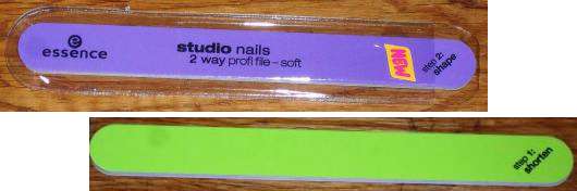 essence studio nails 2 way profi file – soft