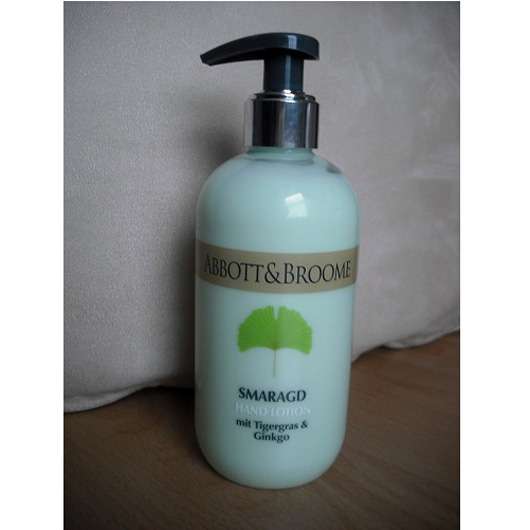 Abbott & Broome Smaragd Handlotion mit Tigergras & Ginkgo