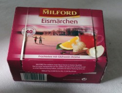 Produktbild zu Milford Eismärchen Früchtetee mit Glühwein-Aroma