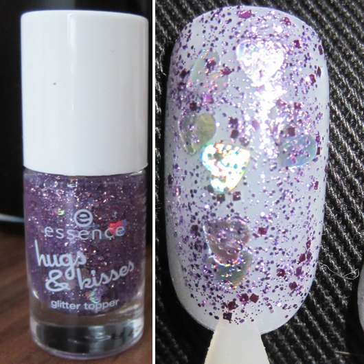 essence hugs & kisses glitter topper, Farbe: 03 crazy in love (LE)