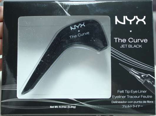 NYX The Curve Felt Tip Eye Liner, Farbe: Jet Black