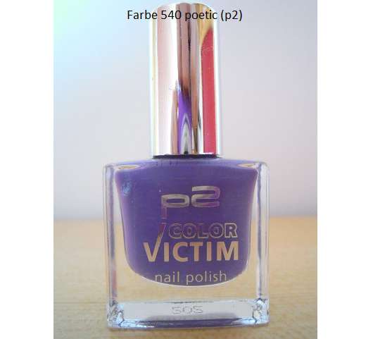 p2 color victim nail polish, Farbe: 540 poetic