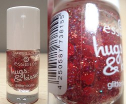 Produktbild zu essence hugs & kisses glitter topper – Farbe: 04 sunshine and red roses (LE)