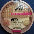 MANHATTAN CLEARFACE 2in1 powder & make-up, Farbe: 76 sand