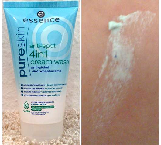 essence pure skin anti-spot 4in1 cream wash