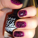 L.A. Girl glitter addict nail polish, Farbe: uninhibited