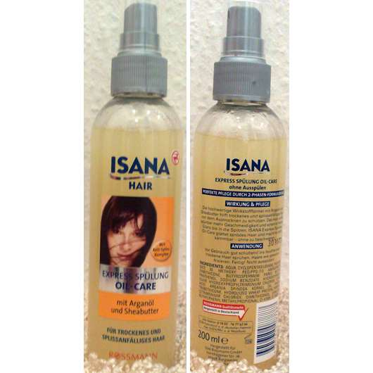 ISANA Hair Express-Spülung Oil-Care